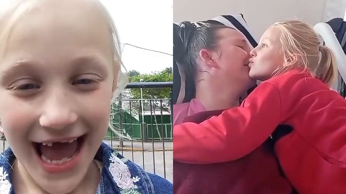 Famosa por cuidar da mãe acamada, menina de SC alivia seguidores: “Não precisei fazer nada, nem biópsia”