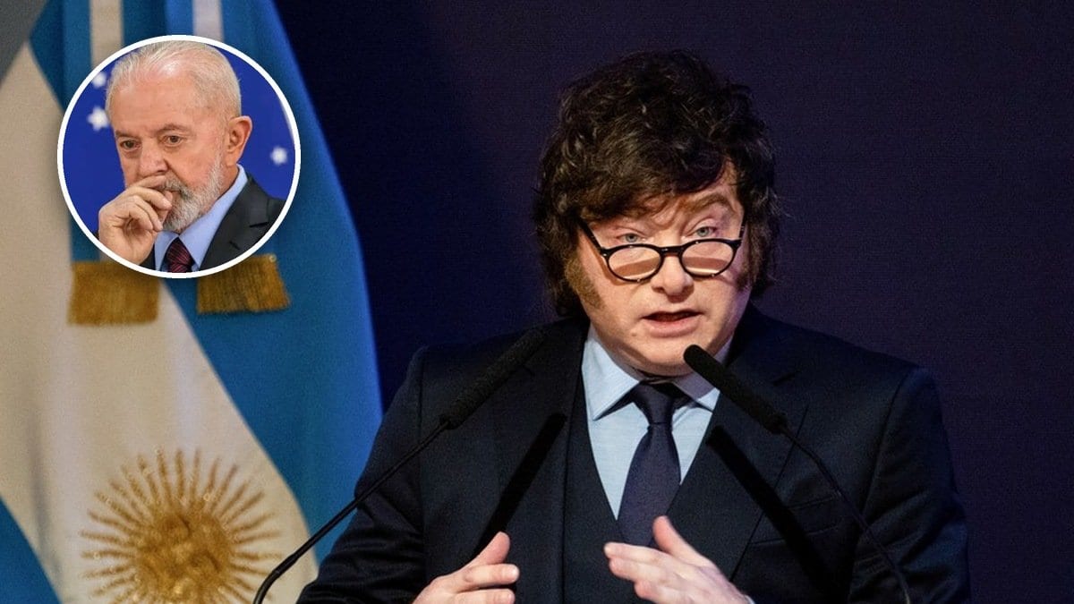 Presidente da Argentina, país vizinho do Brasil, Javier Milei ainda não reconheceu a vitória de Lula
