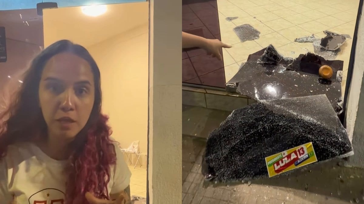 Militante do PT diz que comitê de campanha do Lula sofreu “ataque de ódio” de bolsonaristas em Joinville