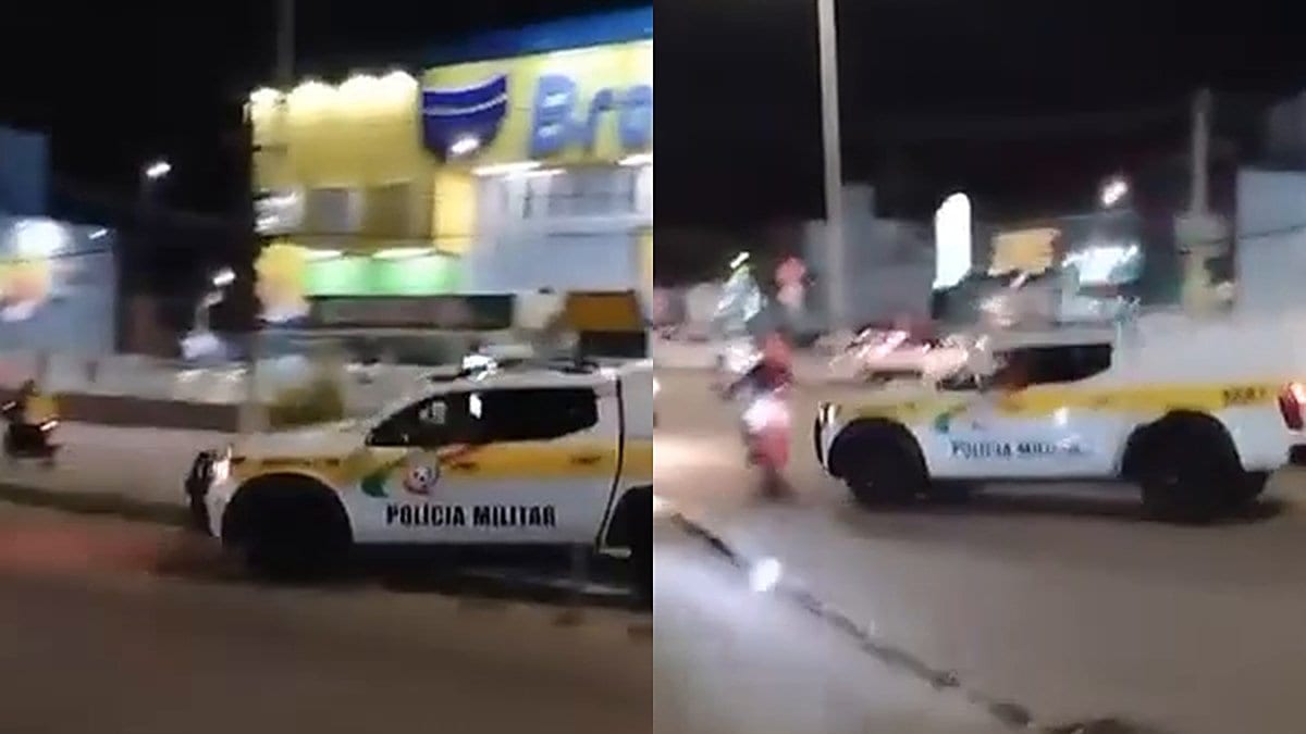 Motociclista que fugia da polícia pela contramão é interceptado pela PMSC na SC-403, em Florianópolis