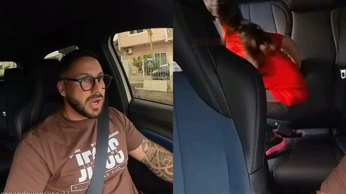 Mãe deixa criança pisar no banco e motorista de aplicativo de Palhoça dispara: “Tem que andar de carroça” - Foto