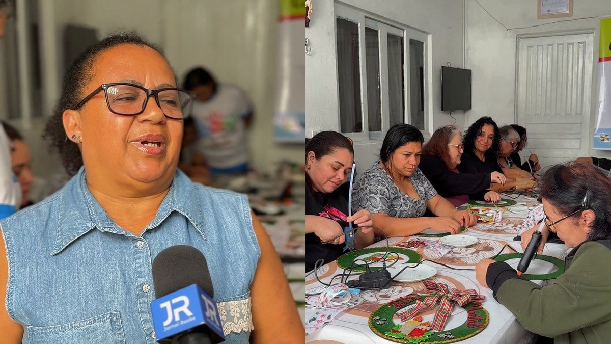 Itajaí tem 20 oficinas gratuitas de artesanato no bairro Cordeiros, com todo o material incluído