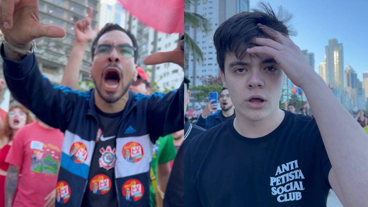 Petistas atacam e expulsam da Praia Central jovens que protestavam contra Lula em BC