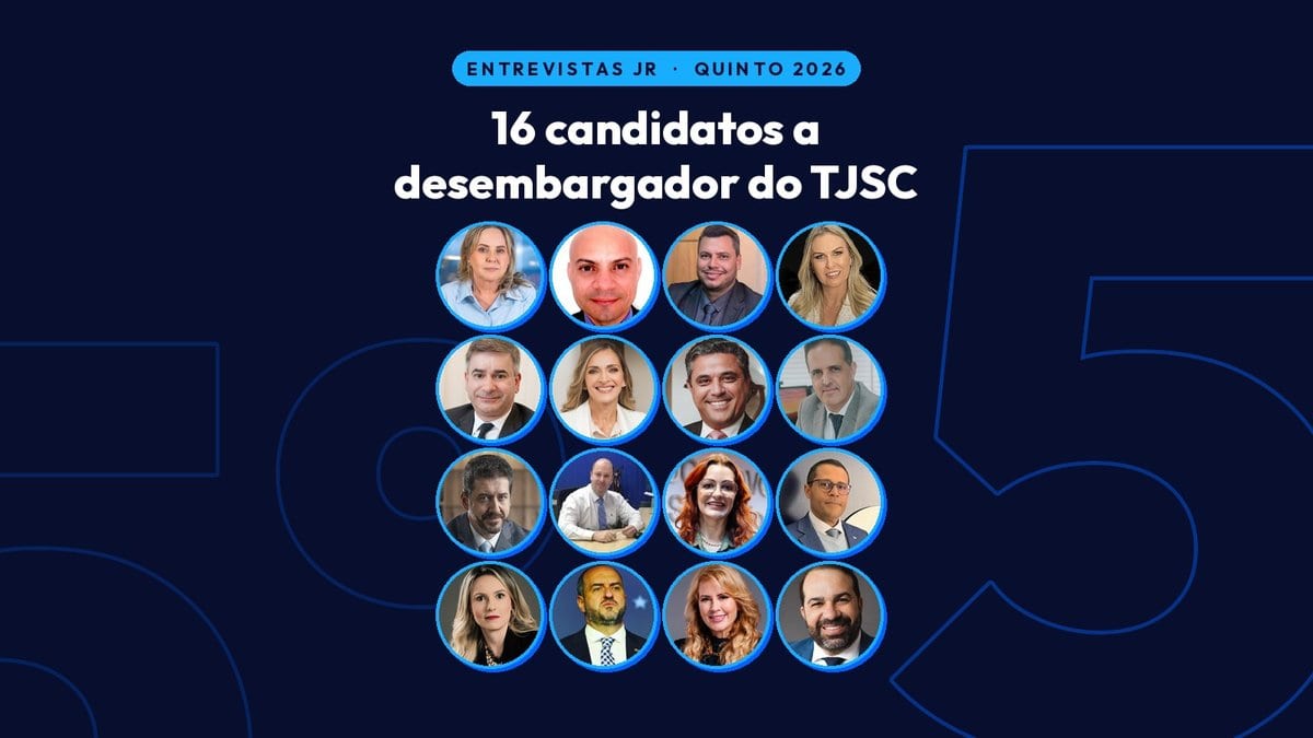 Jornal Razão vai entrevistar os 16 advogados que disputam vaga de desembargador no TJSC pelo Quinto