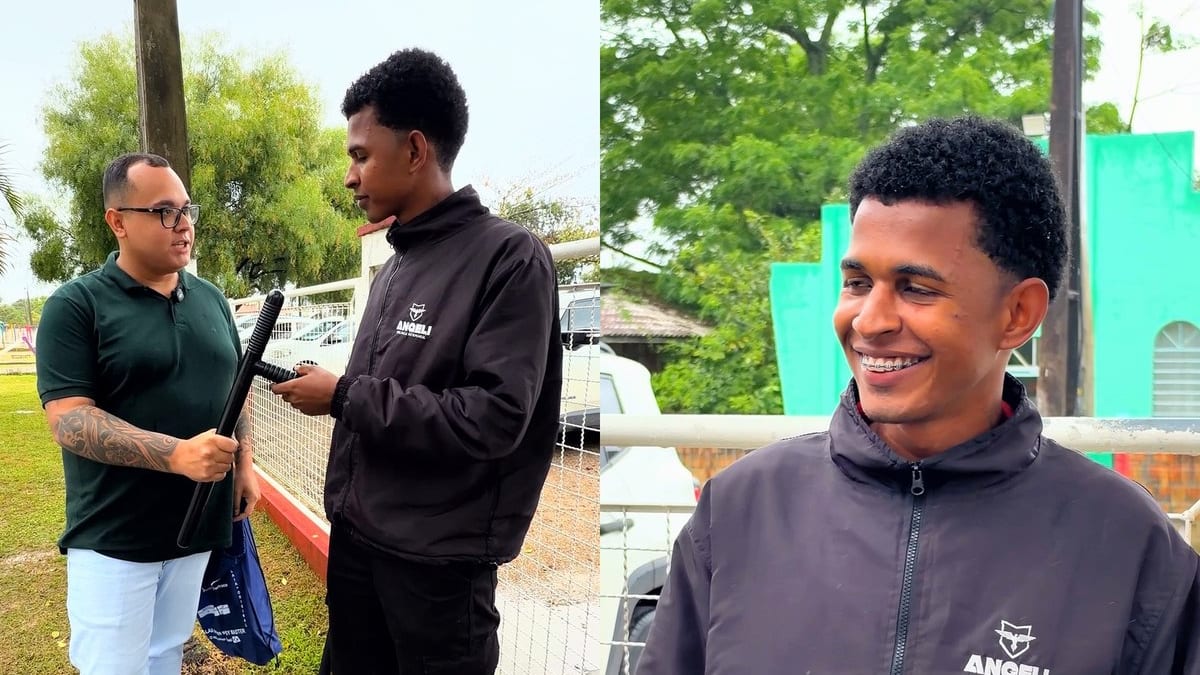 “Ou é nós ou as criança”: vigilante que expulsou homem com faca de creche em Tijucas recebe surpresa