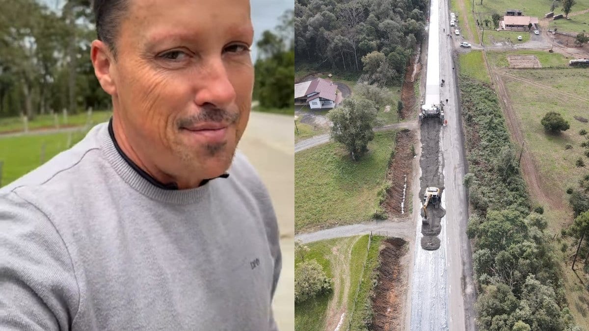 “Isso é primeiro mundo”: visitante mostra rodovia de concreto em SC e quer a mesma estrada em Roraima