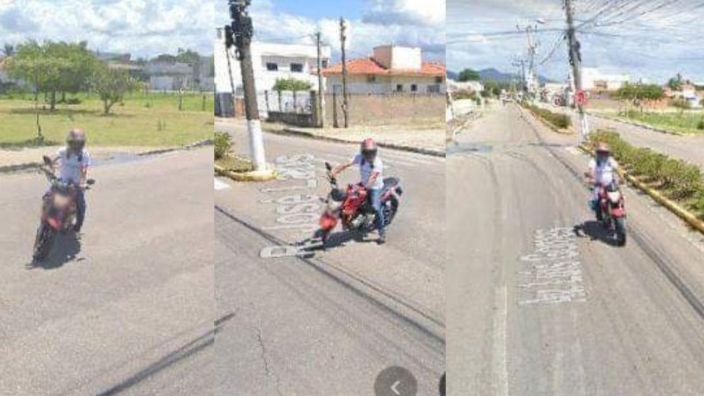 Morador de Tijucas persegue carro do Google e aparece em várias fotos no Street View