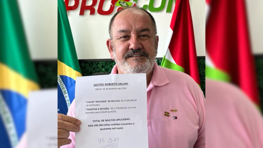 Procon comemora após multar empresários de Santa Catarina: “R$ 8 milhões em 45 dias”