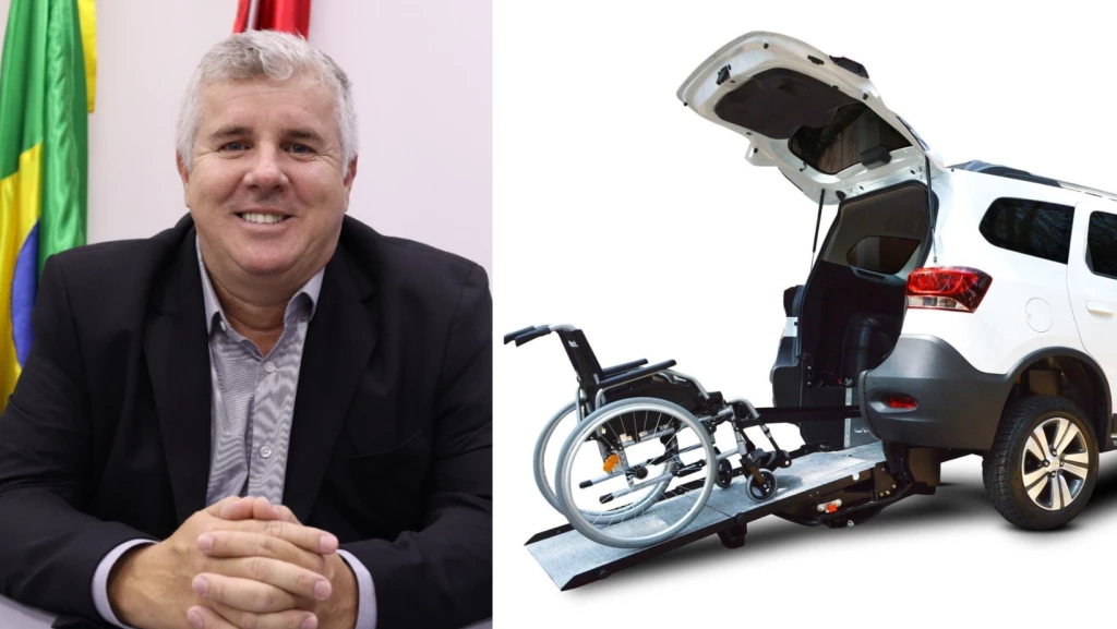 Cláudio da Saúde pede carro adaptado para cadeirantes de Tijucas