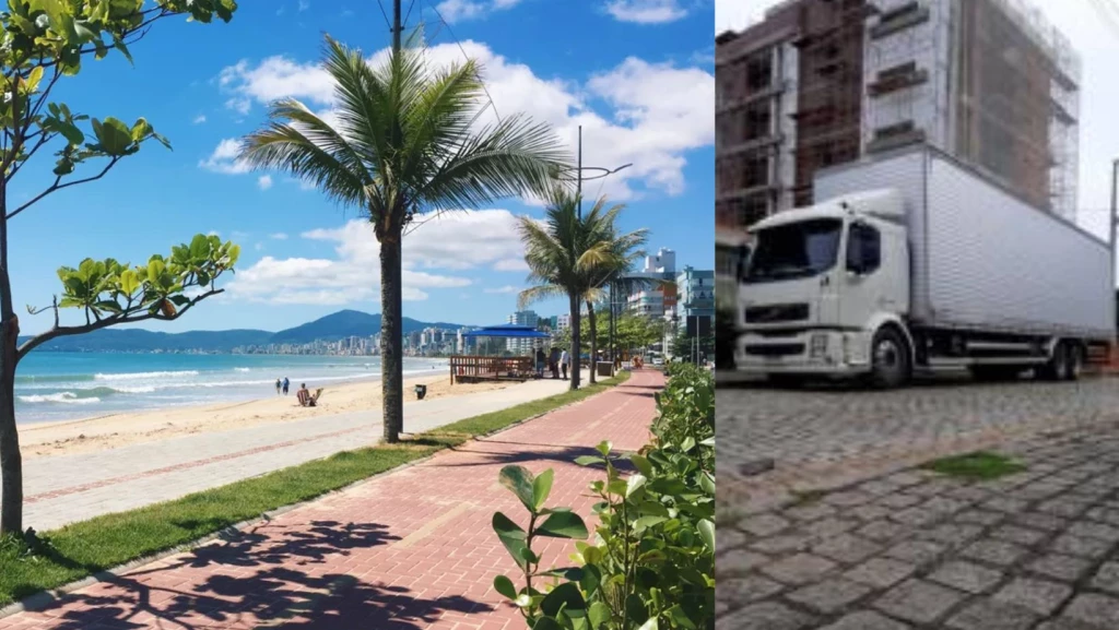 Itapema quer proibir o estacionamento de ônibus e caminhões