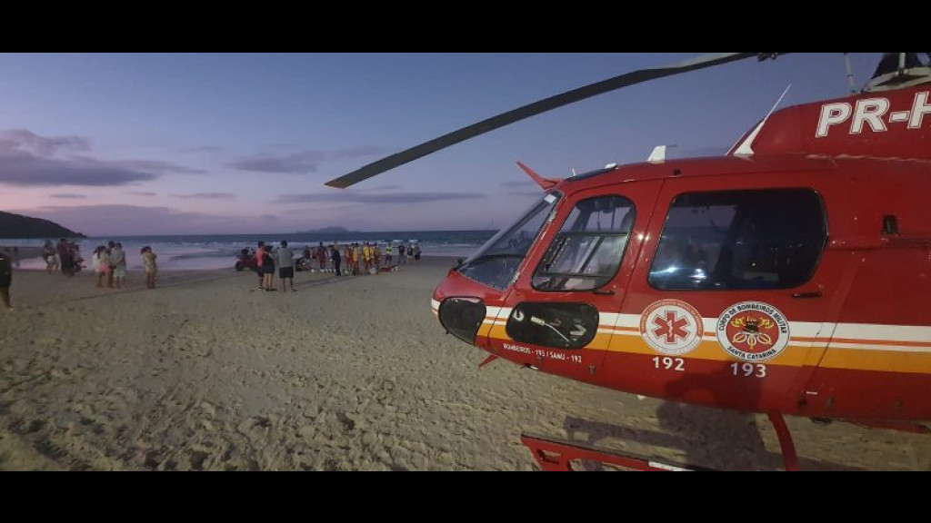 Turista paranaense morre afogado na praia dos Ingleses em Florianópolis