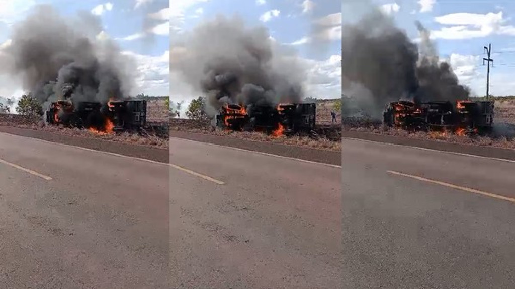 Caminhão do Exército tomba próximo à fronteira da Guiana e deixa militares feridos