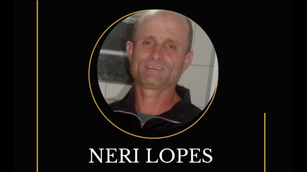 Nota de falecimento de Neri Lopes
