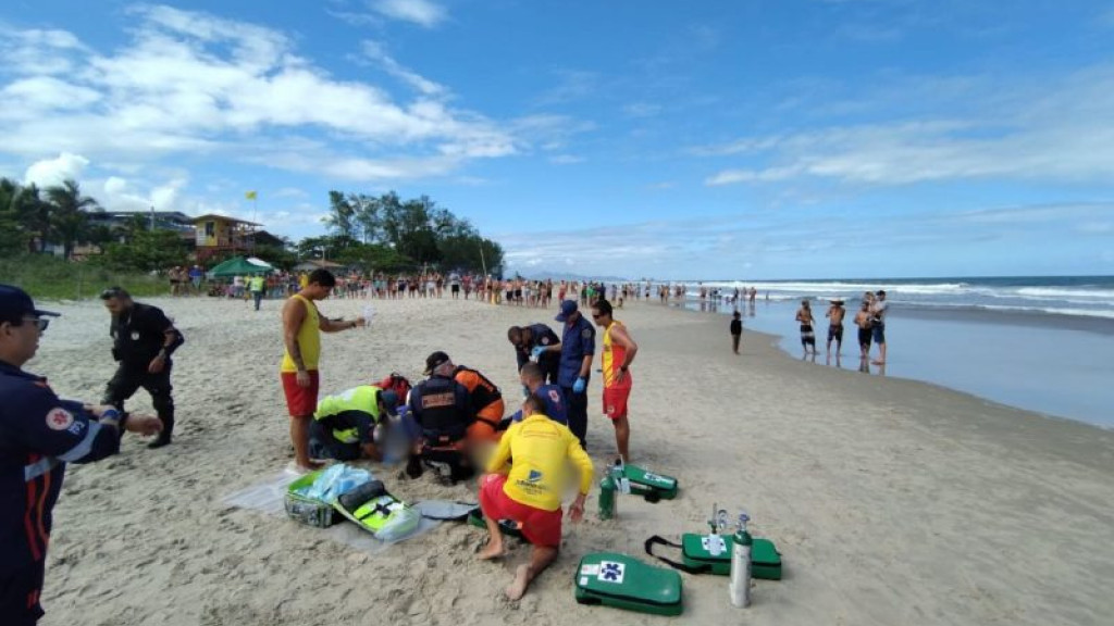Turista morre após se afogar em praia de SC