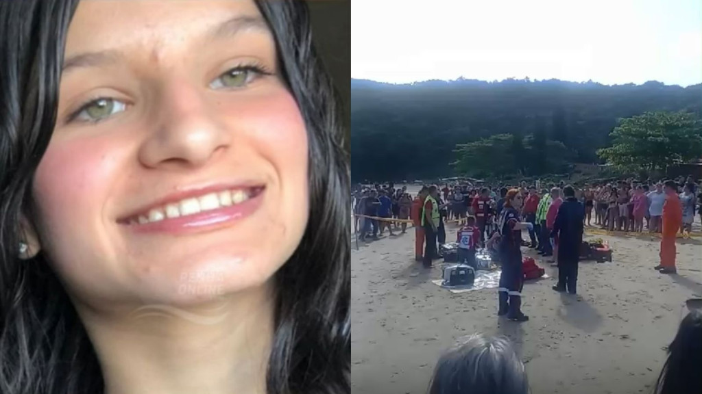 Adolescente vítima de afogamento em praia de SC morre após dias de luta pela vida no hospital