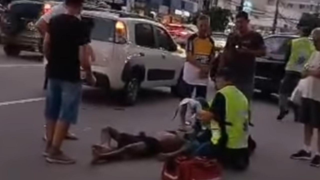 Ladrão furta bicicleta e acaba atropelado por veículo durante fuga, em Balneário Camboriú