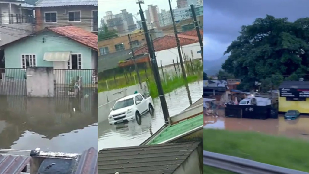 Moradores perdem tudo após água invadir casas em Itapema e Tijucas