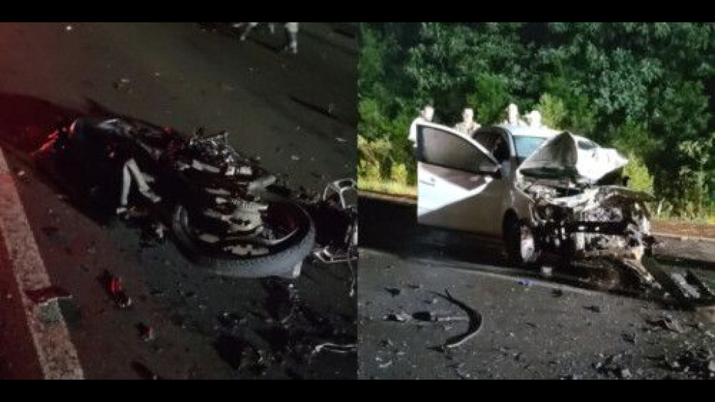 Colisão entre carro e moto mata duas pessoas e deixa feridos em SC