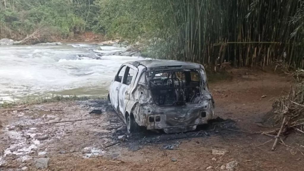 Motorista de aplicativo é espancado, jogado no rio e tem carro incendiado