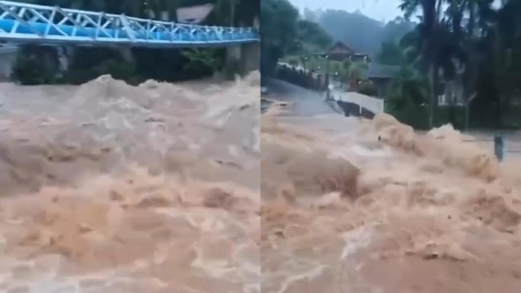 URGENTE: Enxurrada compromete duas pontes em São João Batista