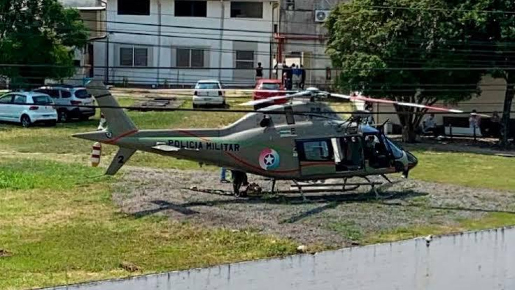 Acidente em escola de Tijucas mobiliza SAMU e helicóptero para resgate de criança