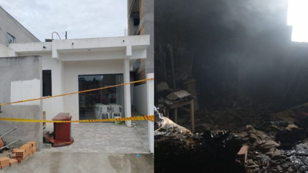 Moradora sofre parada cardiorrespiratória após incêndio em residência, em Camboriú
