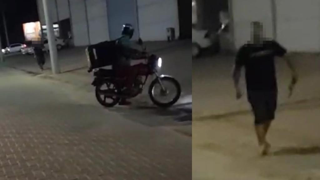 Motoboy em Tijucas é perseguido e ameaçado com facão durante entrega