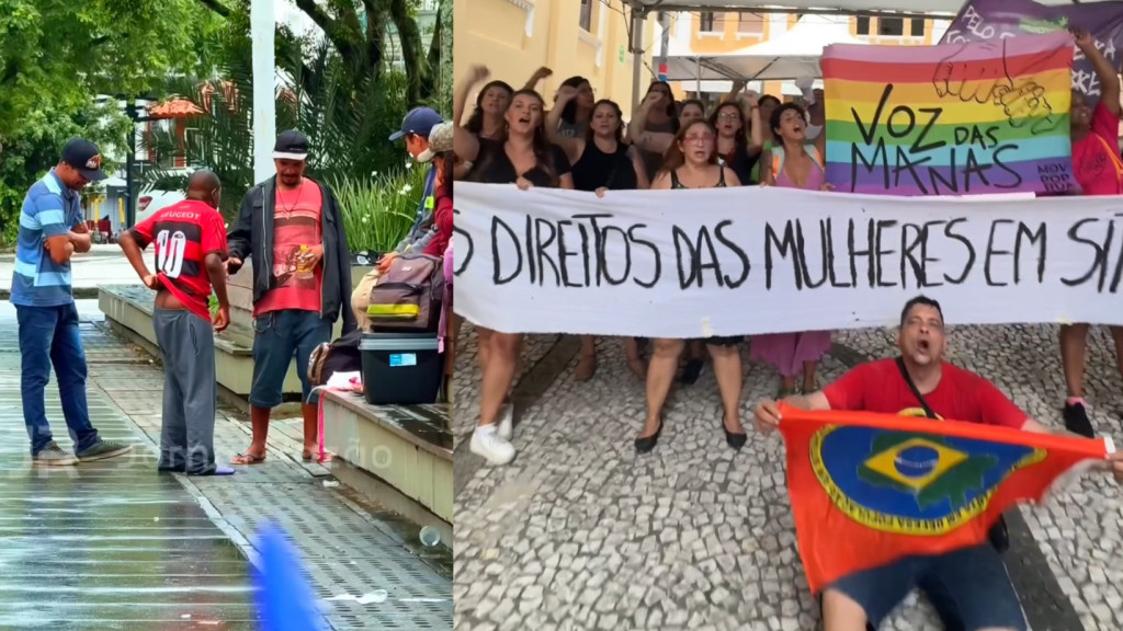 PT e PSOL protestam contra internação involuntária de moradores de rua em Florianópolis