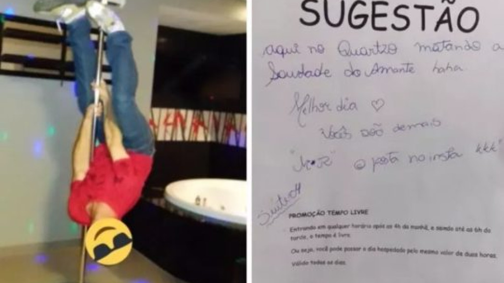 Motel de SC rouba a cena com 'diário do amor' inusitado: "saudade do amante"