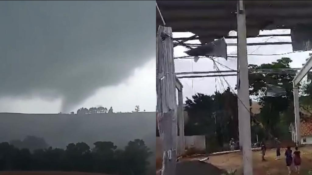 Tornado deixa rastro de destruição no Paraná em meio ás enchentes e previsão de chuvas