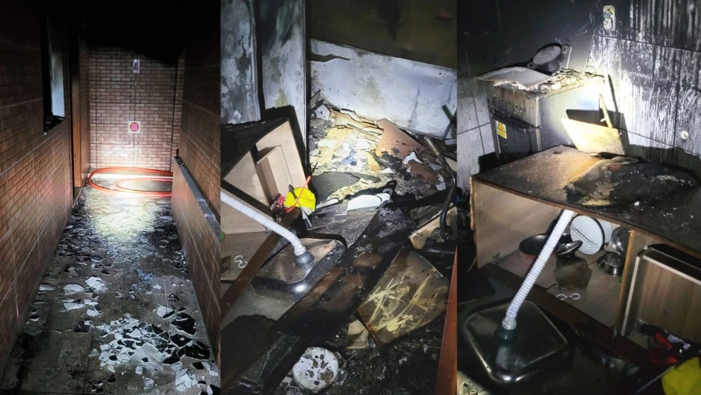 Incêndio atinge residencial de três andares em Porto Belo