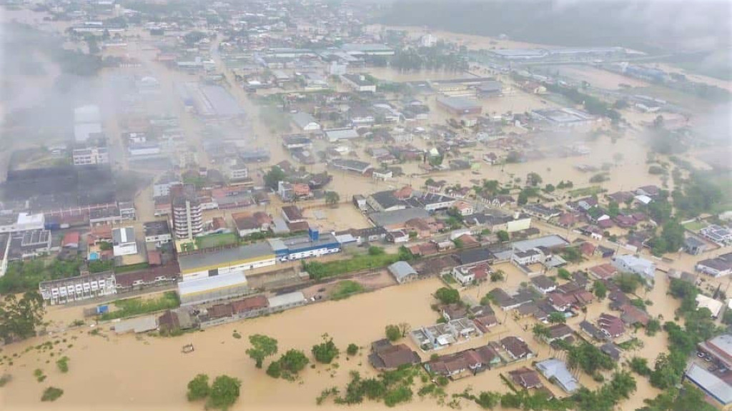 Calamidade em São João Batista prorrogada por impactos de enchente