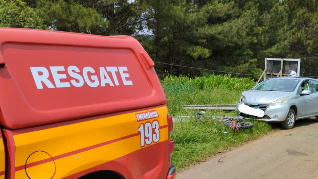 Motociclista morre após colisão com carro em Curitibanos