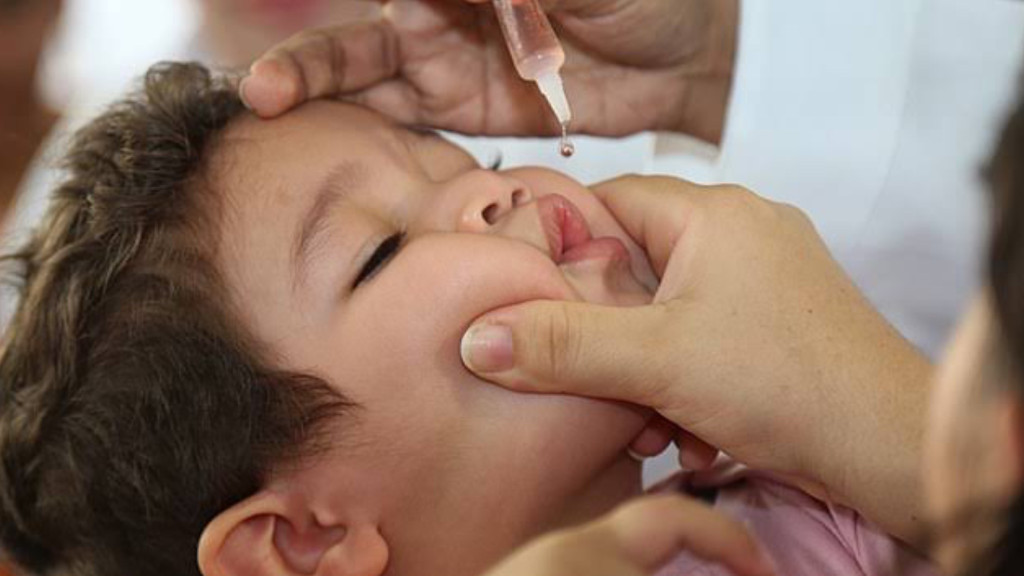 Este sábado (8) é Dia D de vacinação contra a Poliomielite