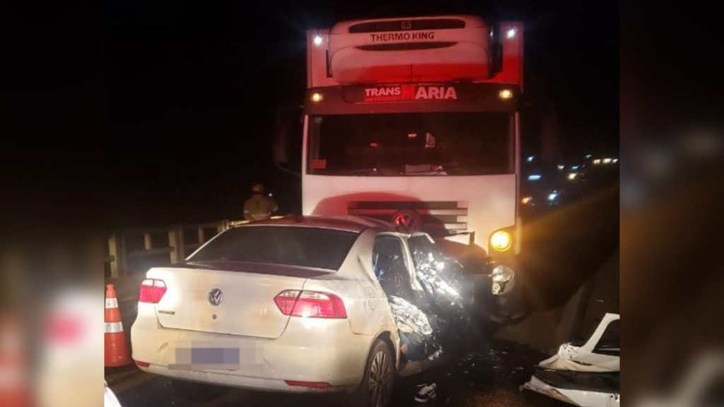 Acidente envolvendo carro de Santa Catarina deixa quatro mortos no RS