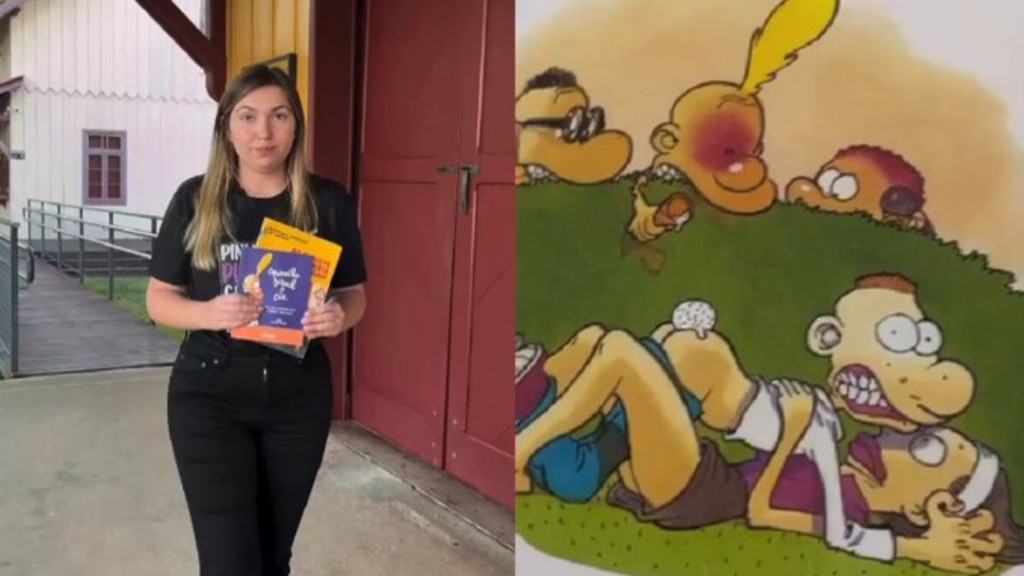 MP vai investigar prefeita que gravou vídeo jogando livros para crianças no lixo