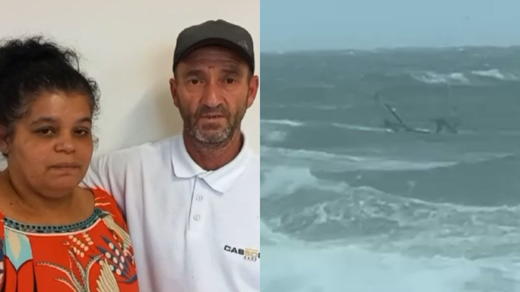 Pescador é salvo de naufrágio e busca ajuda para reconstruir embarcação em SC