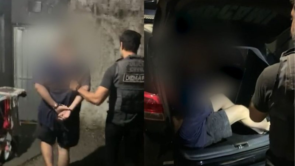 VÍDEO: Imagem mostra prisão de homem que armazenava pornografia infantil em Joinville