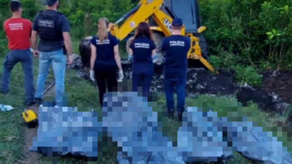 Polícia Civil encontra quatro corpos em chácara após quase três meses de buscas em Joinville