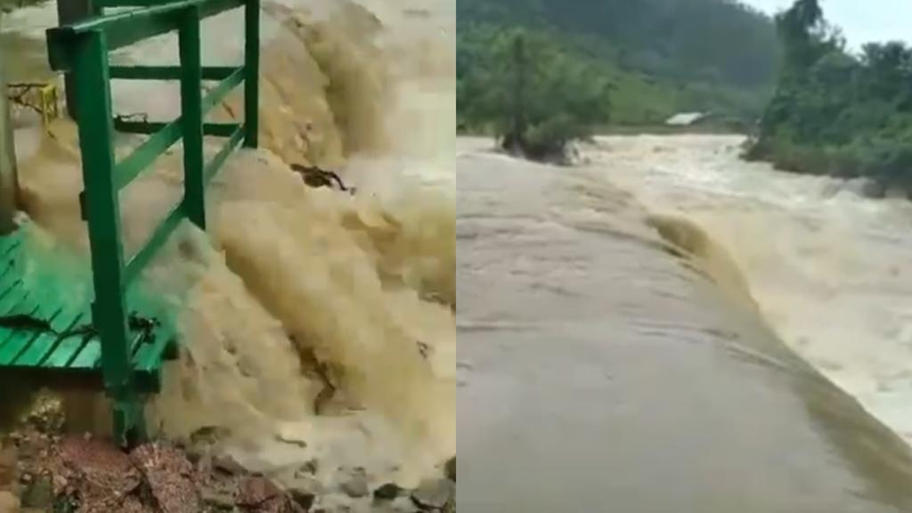 VÍDEO: Grande volume de água em Angelina deve chegar a São João Batista
