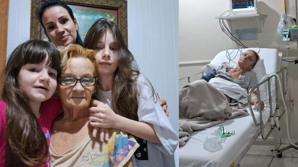 Família agradece Hospital de Tijucas por salvar a vida de idosa com Alzheimer