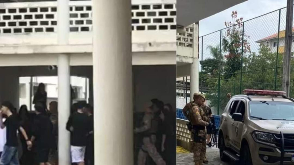 Homem invade escola em Joinville e causa pânico em alunos e funcionários