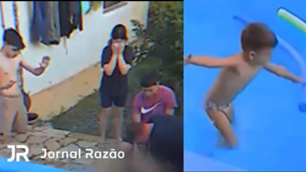 Irmão implora a ‘bênção de Deus’ após menino de 4 anos cair em piscina e se afogar, em SC