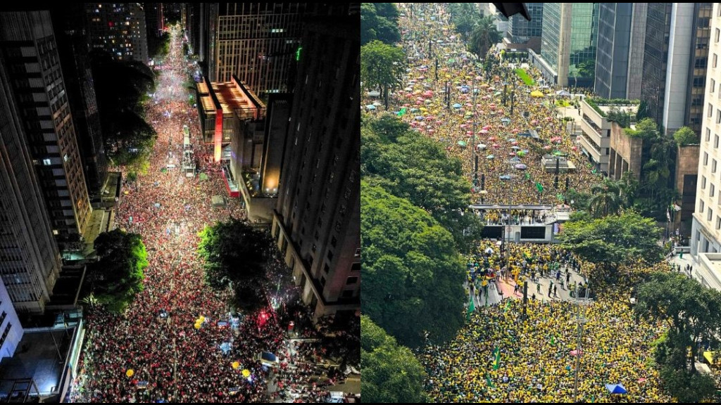 “Festa da Vitória” de Lula teve 1.200% menos pessoas do que manifestação de Bolsonaro