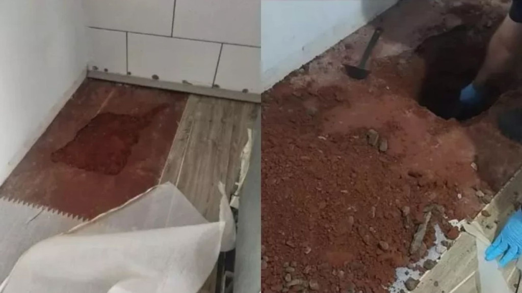 Casal enterra recém-nascida em cozinha de residência em SC