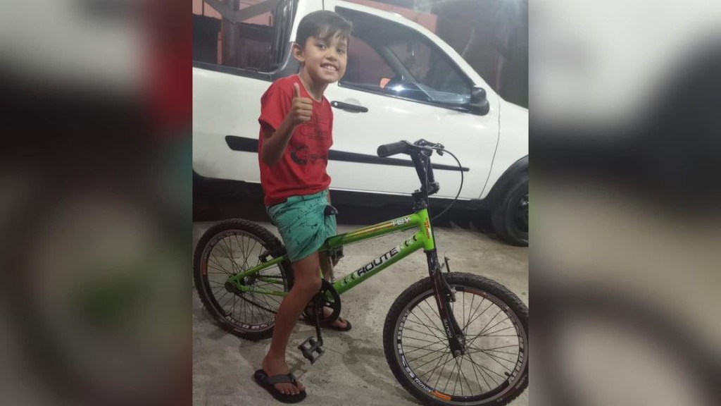 FINAL FELIZ: Bicicleta furtada de criança em Tijucas é encontrada