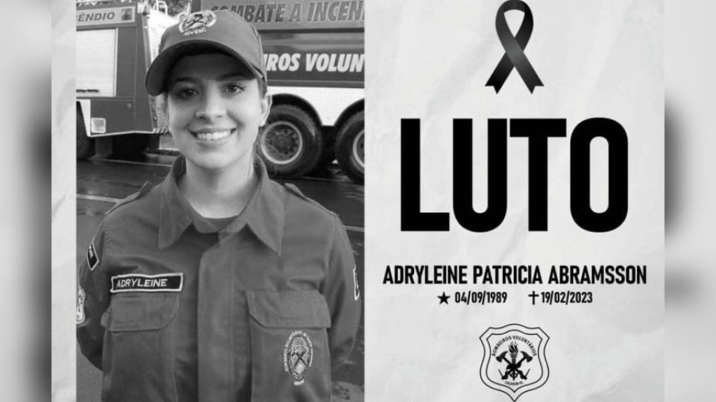Bombeira voluntária de Santa Catarina morre após lutar contra o câncer