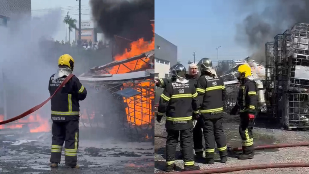 Perícia revela incêndio de grandes proporções em empresa química