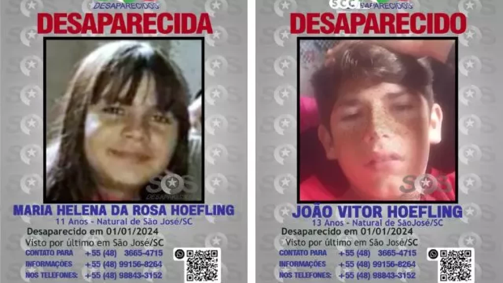 Irmãos que estavam desaparecidos em São José são encontrados