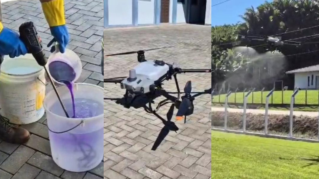 Cidade catarinense usa drones para combater maruins